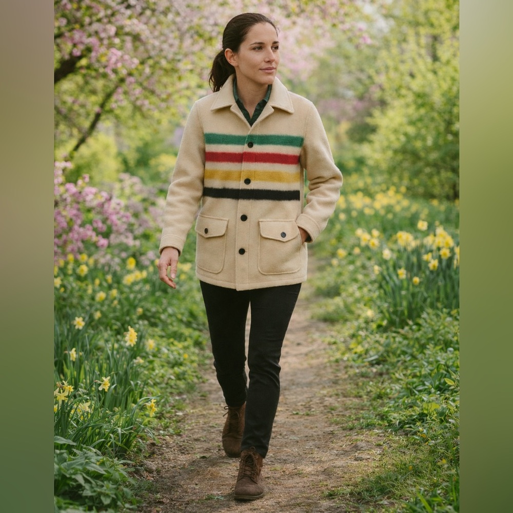 1970s Hudson Bay virgin wool coat